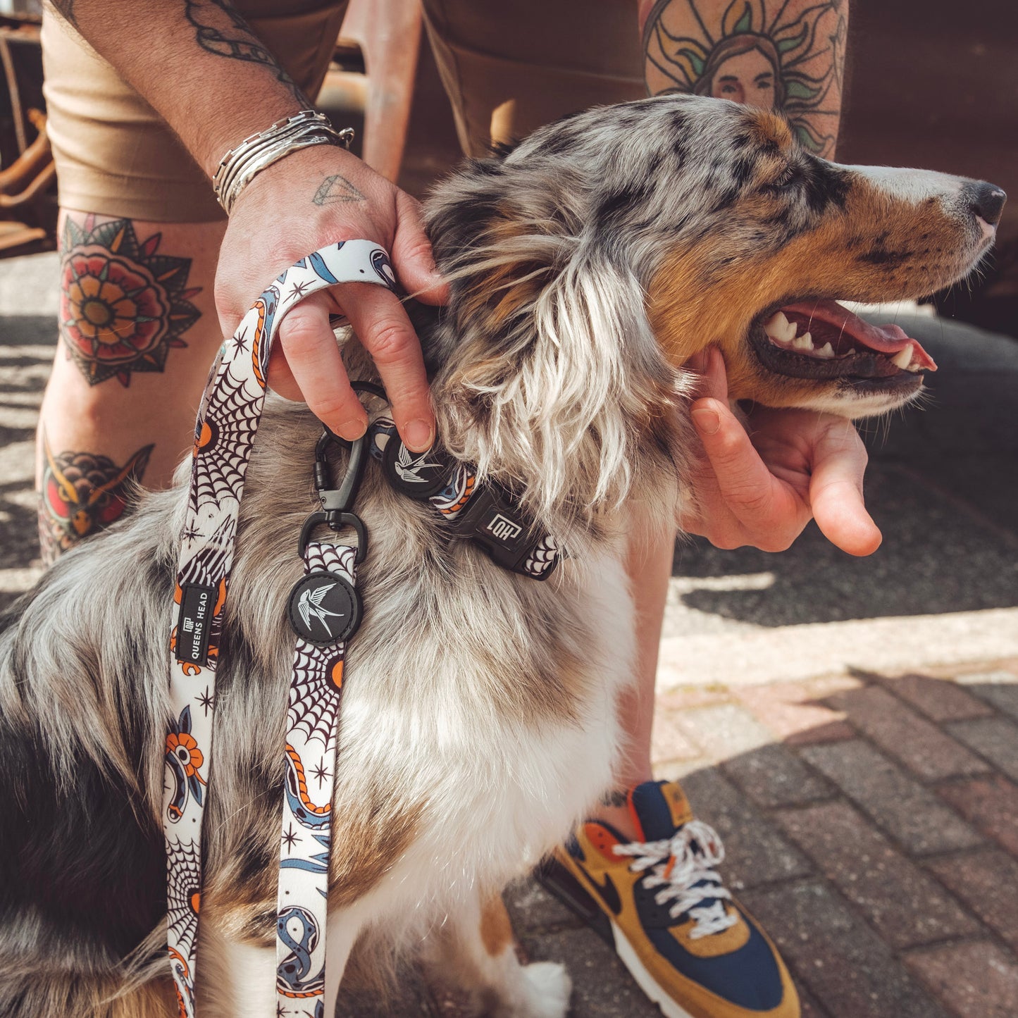 WHITE FLASH LEASH